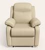 Alpine Leatherette 1 Seater Recliner In Mist Colour