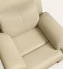 Alpine Leatherette 1 Seater Recliner In Mist Colour