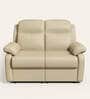 Alpine Leatherette 2 Seater Recliner In Mist Colour