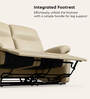 Alpine Leatherette 2 Seater Recliner In Mist Colour