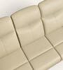 Alpine Leatherette 3 Seater Recliner In Mist Colour