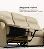 Alpine Leatherette 3 Seater Recliner In Mist Colour