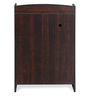 Alpine Shoe Cabinet in Walnut Finish