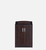 Alpine Shoe Cabinet in Walnut Finish