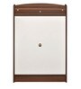 Alpine 2 Door Shoe Cabinet in Walnut Finish