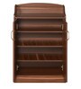 Alpine 2 Door Shoe Cabinet in Walnut Finish
