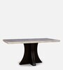 Alston Marble 6 Seater Dining Table