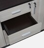 Alston Office Cabinet in BallIness PIne & Cloud Ash Finish