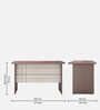 Alston Workstation In Balliness Pine & Cloud Ash Finish With Drawer Alston Workstation In Balliness Pine & Cloud Ash Finish With Drawer