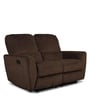 Altamura 2 Seater Manual Recliner In Dark Brown Colour