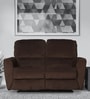 Altamura 2 Seater Manual Recliner In Dark Brown Colour