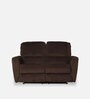 Altamura 2 Seater Manual Recliner In Dark Brown Colour