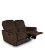 Altamura 2 Seater Manual Recliner In Dark Brown Colour