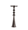 Altar Flame Black Silver Candle Holder