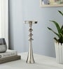 Altar Flame Silver Candle Holder