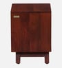 Annecy Solid Wood Bedside Table In Scratch Resistant Honey Oak Finish With Drawer
