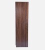 Alton 3 Door Wardrobe in Columbian Walnut Finish With Adjustable Shelves