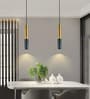 Aluminium & Grey Marble LED Pendant Light