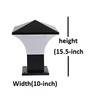 Lyra Black Aluminium Gate Light