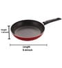 Aluminium 24 cm Non Stick Coating Gas Compatible Mini Frying Pan