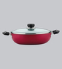 Zest Non-Stick Induction Base 3 Mm Kadai With Lid, 26 Cm, 3.4 Ltr