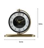 Aleksi Gold Aluminium Table Clock