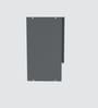 Aluminium Black Profile 3 Brown Tinted Glass handless shutter with Space Organizer in Slate Grey Finish