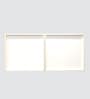 Aluminium Black Profile 4 Fluted Glass handless shutter with Space Organizer in Highland Pine Finish