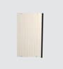 Aluminium Black Profile 4 Fluted Glass handless shutters Wall Cabinet in Highland Pine Finish