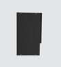 Aluminium Black Profile 4 Grey Tinted Glass handless shutter with Space Organizer in Slate Grey Finish