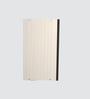Aluminium Black Profile 4 Grey Tinted Glass handless shutters Wall Cabinet in Highland Pine Finish