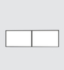 Aluminium Black Profile 6 Fluted Glass handless shutters Wall Cabinet in Slate Grey Finish