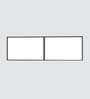 Aluminium Black Profile 6 Grey Tinted Glass handless shutters Wall Cabinet in Slate Grey Finish