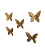 Aluminium Butterflys Wall Art Set of 5