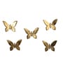 Aluminium Butterflys Wall Art Set of 5