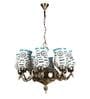 Caracas Brown Glass Shaded Chandelier