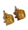 Aluminium Fish Tealight Holder Set of 2