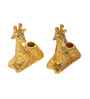 Aluminium Giraffe Candle Stand Set of 2