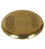 Aluminium Gold Circular Tray In Croc Pattern Desk Organizer