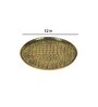 Aluminium Gold Circular Tray In Croc Pattern Desk Organizer