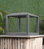 Aluminium Grey 12 watt Square LED Gate Light  (Warm White)