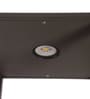 Aluminium Grey 12 watt Square LED Gate Light  (Warm White)