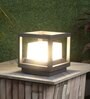 Aluminium Grey 7 watt Square LED Gate Light  (Warm White)