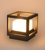 Aluminium Grey 7 watt Square LED Gate Light  (Warm White)