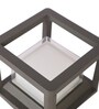 Aluminium Grey 7 watt Square LED Gate Light  (Warm White)