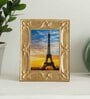 Aluminium Leaf Pattern Gold Large Size Photo Frame