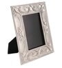 Aluminium Leaf Pattern Silver Small Size Photo Frame