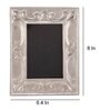 Aluminium Leaf Pattern Silver Small Size Photo Frame