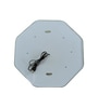 Bright Silver Aluminium Led Octagon Decorative Wall Mirror