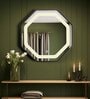 Charcoal Black Aluminium Led Octagon Decorative Wall Mirror